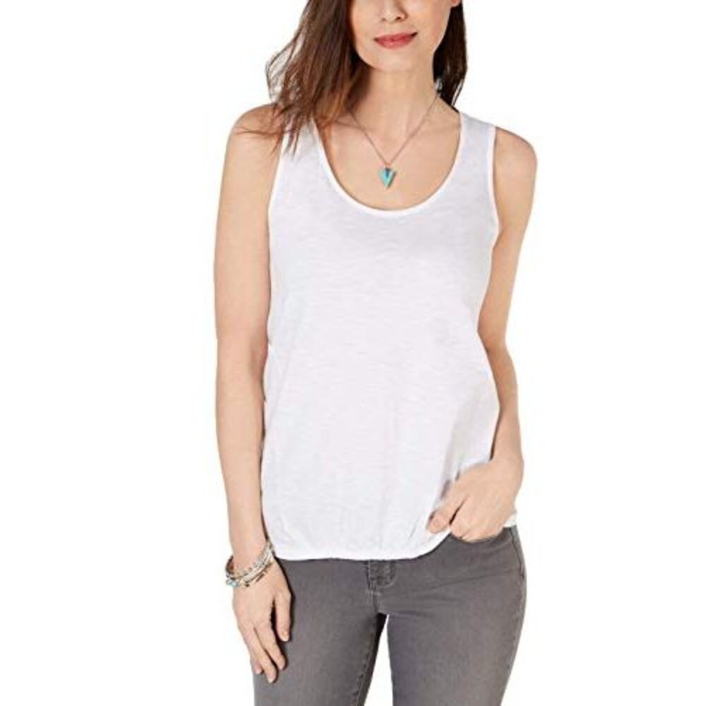 Style & Co Scrunch Front Tank Top